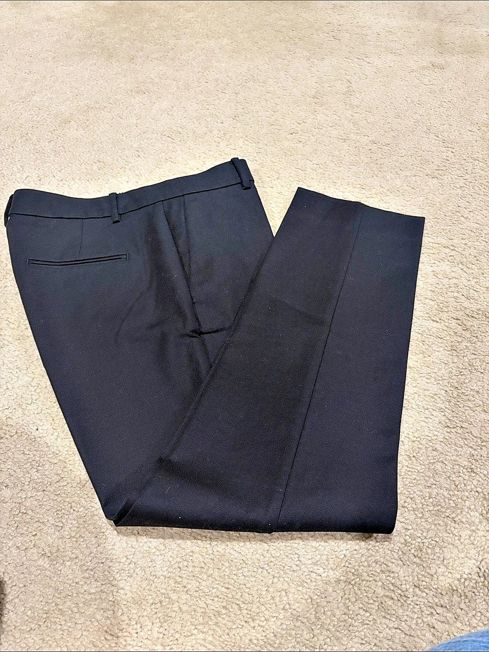 Ann Taylor The Eva Ankle Pant Trousers Black Size 4. NWOT